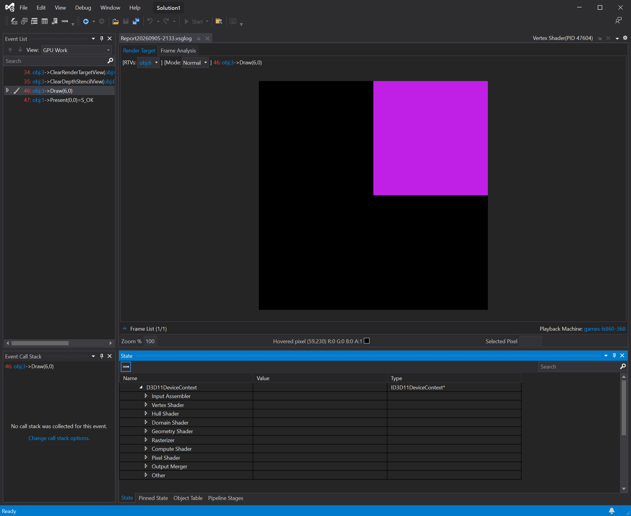 Assignment screenshot