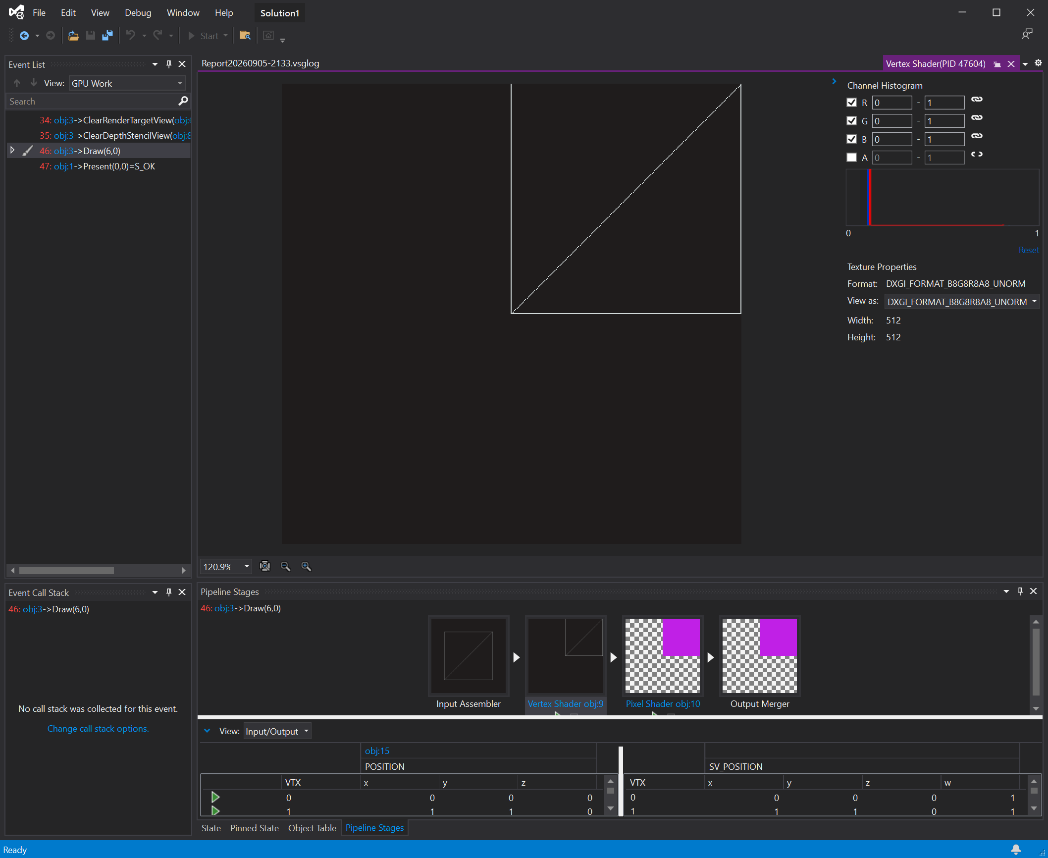Assignment screenshot